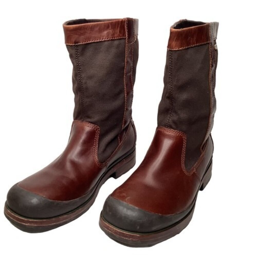 UGG CHE Corbitt Pull On Weatherproof Event Men's Boot Size 7 Brown Leather - Picture 2 of 8